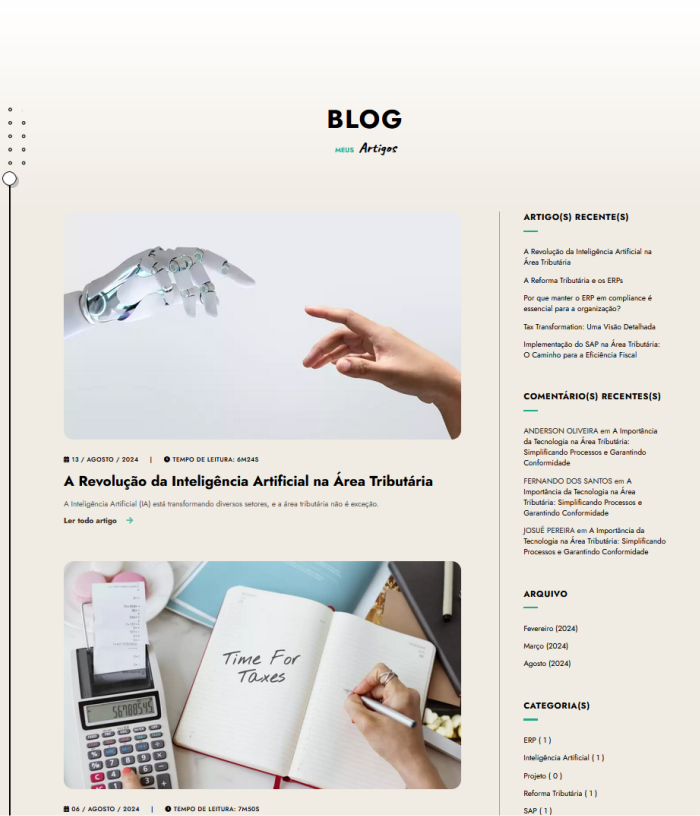 Template | Site / Blog